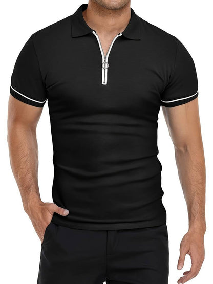 Polo Shirt - Breathable Zip Collar