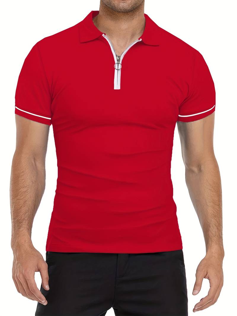 Polo Shirt - Breathable Zip Collar