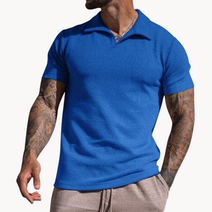 Johnny Collar Polo - Colorful Fibers