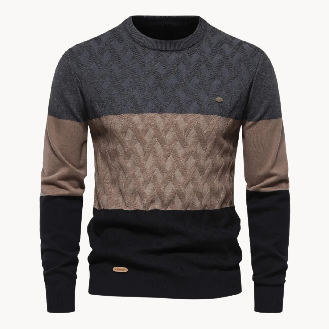 Sweter z Wykrojem Splotu" can be rewritten as "Sweter z Wykrojem Plecionki.