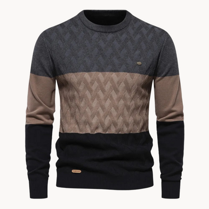 Sweter z Wykrojem Splotu" can be rewritten as "Sweter z Wykrojem Plecionki.