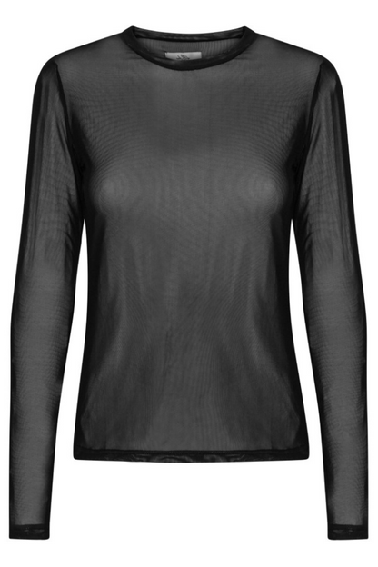 Nola Mesh Blouse | Black | Mesh Top by Statebird