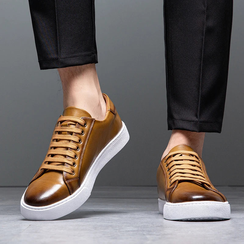 Gonçalo - Włoskie Skórzane Sneakersy
