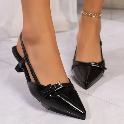 Sandały Slingback z Wąskim Nosem – Lato 2026 w Eleganckim Stylu