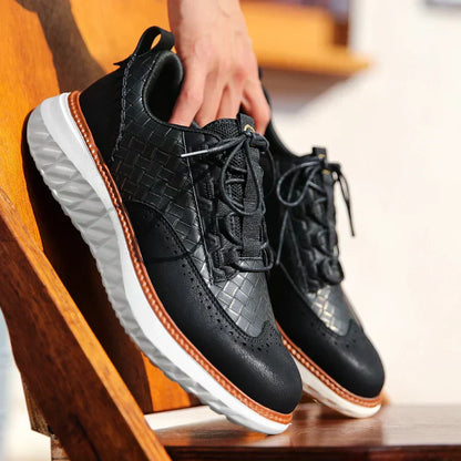 Salvador - Kožené Oxfordské Sneakers