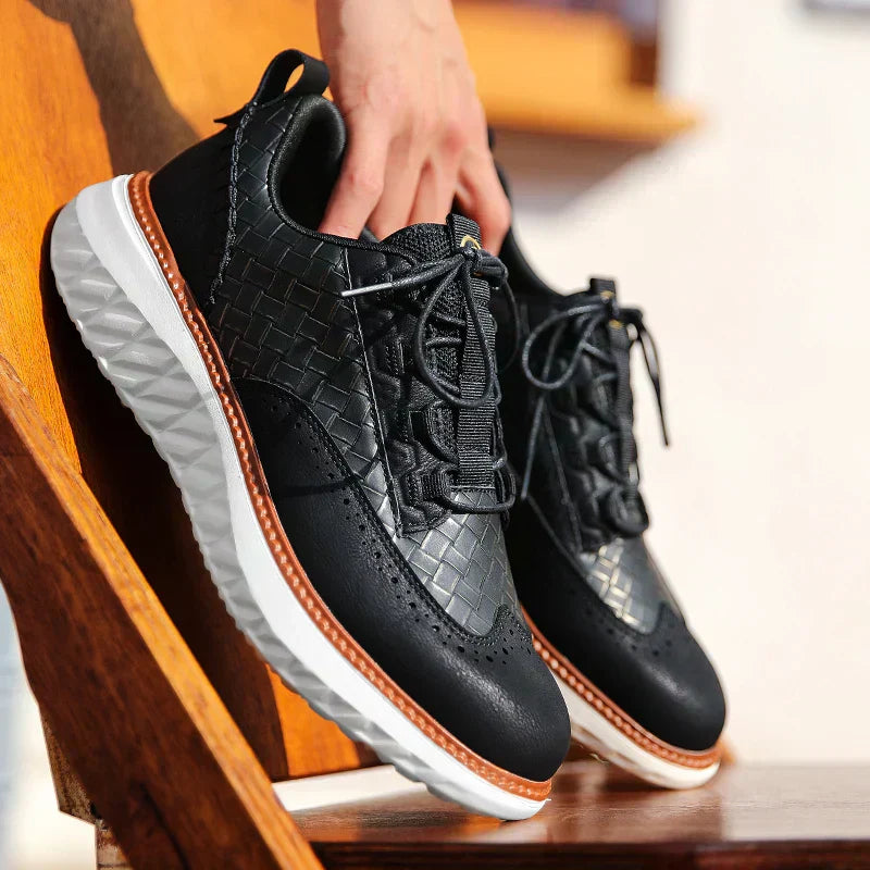 Salvador - Skórzane Oxford Sneakers