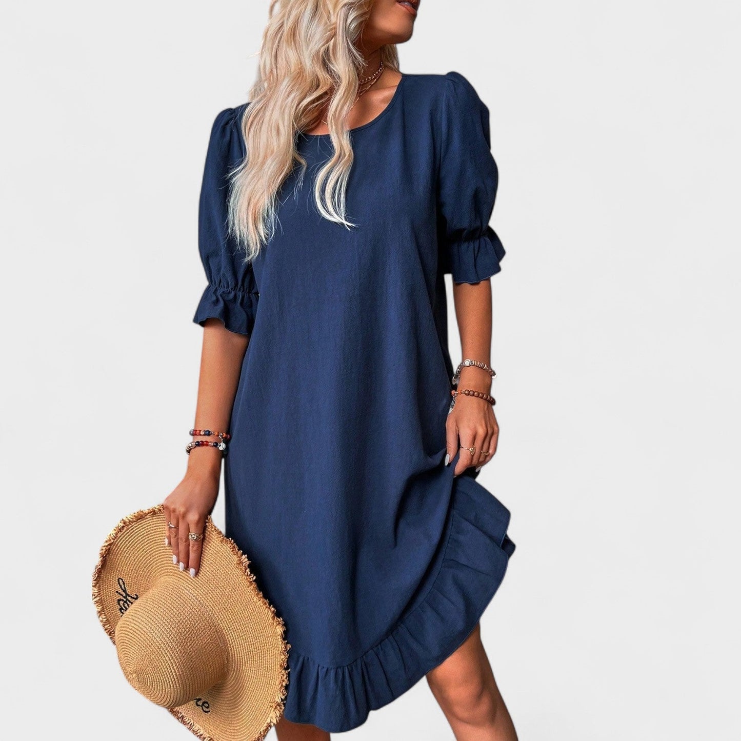 Sassa - Casual Dress with Ruffles
