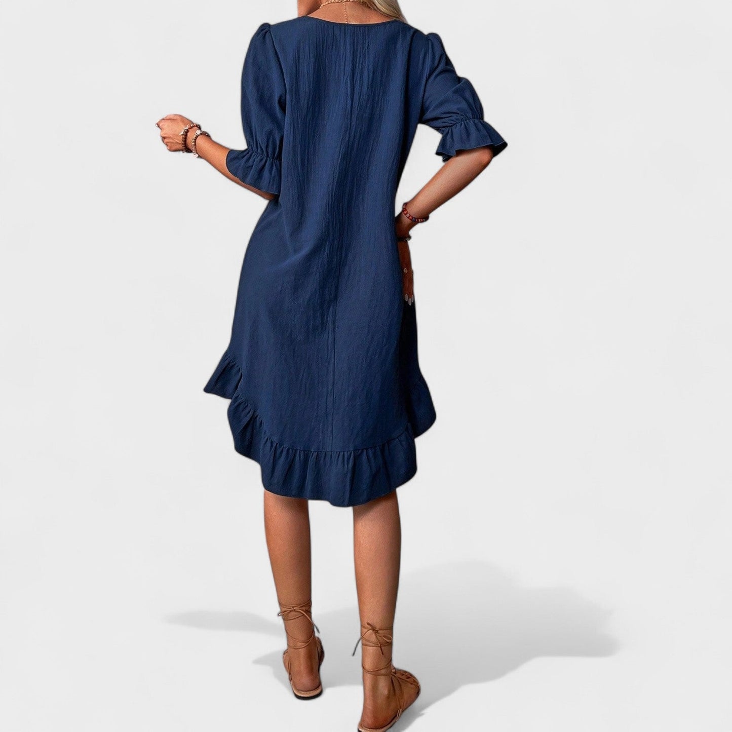 Sassa - Casual Dress with Ruffles