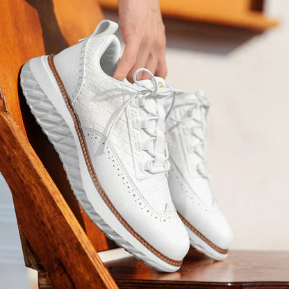 Salvador - Skórzane Oxford Sneakers