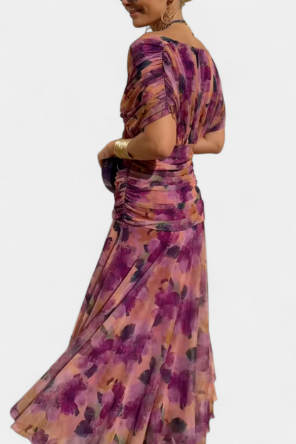 Luana - Elegantní šaty s V-výstřihem