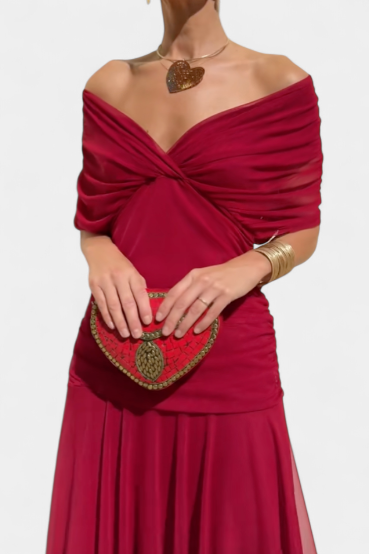 Luana - Elegantní šaty s V-výstřihem
