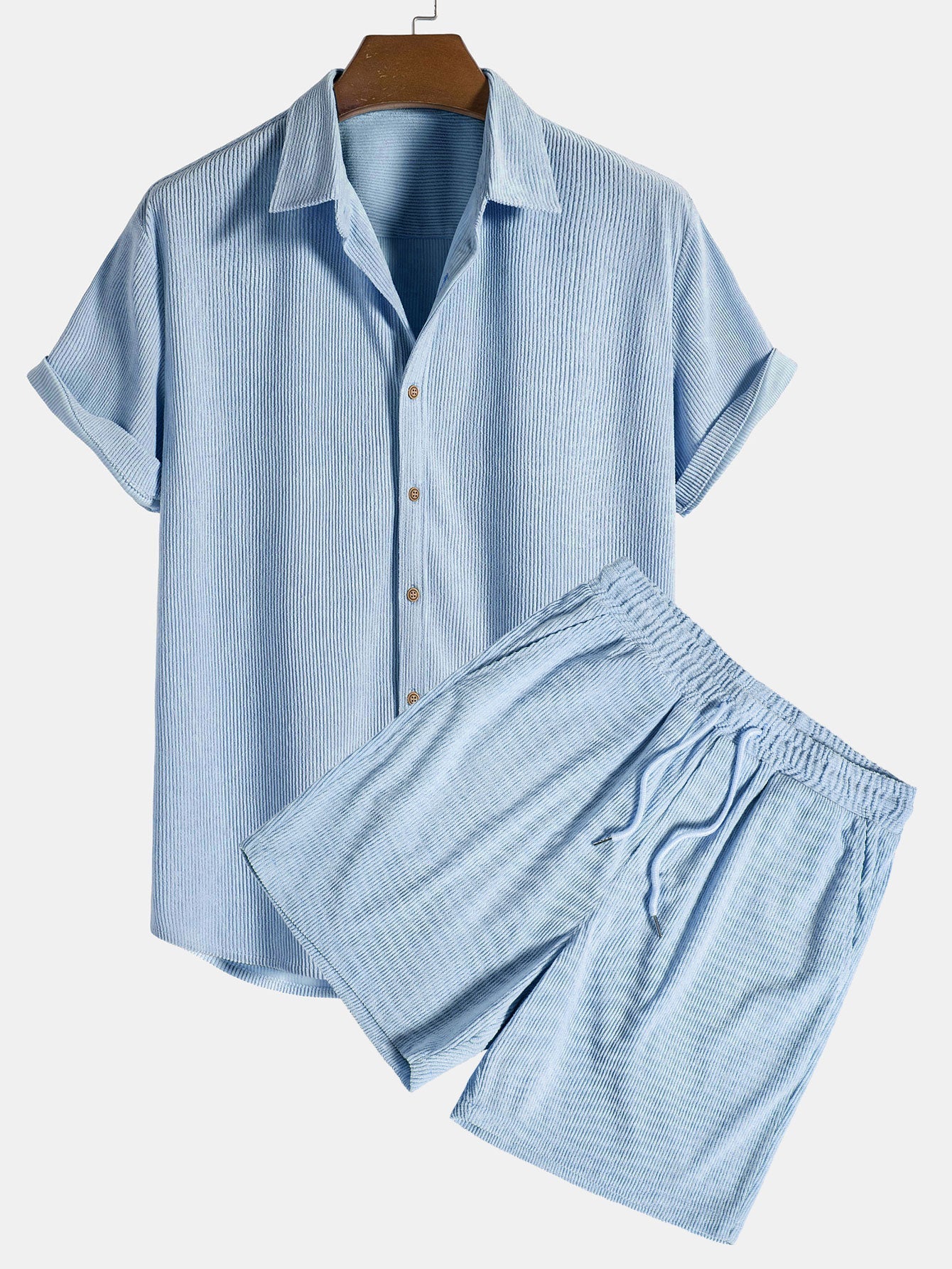 Set košile - Velurový kord
