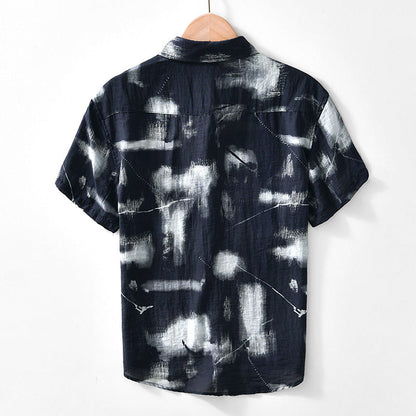 T-shirt z Krótkim Rękawem z Nadrukiem na Przodzie