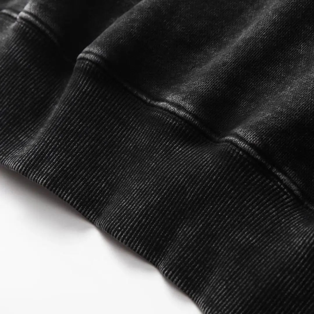 Fleece Sweater with a Textured Surface