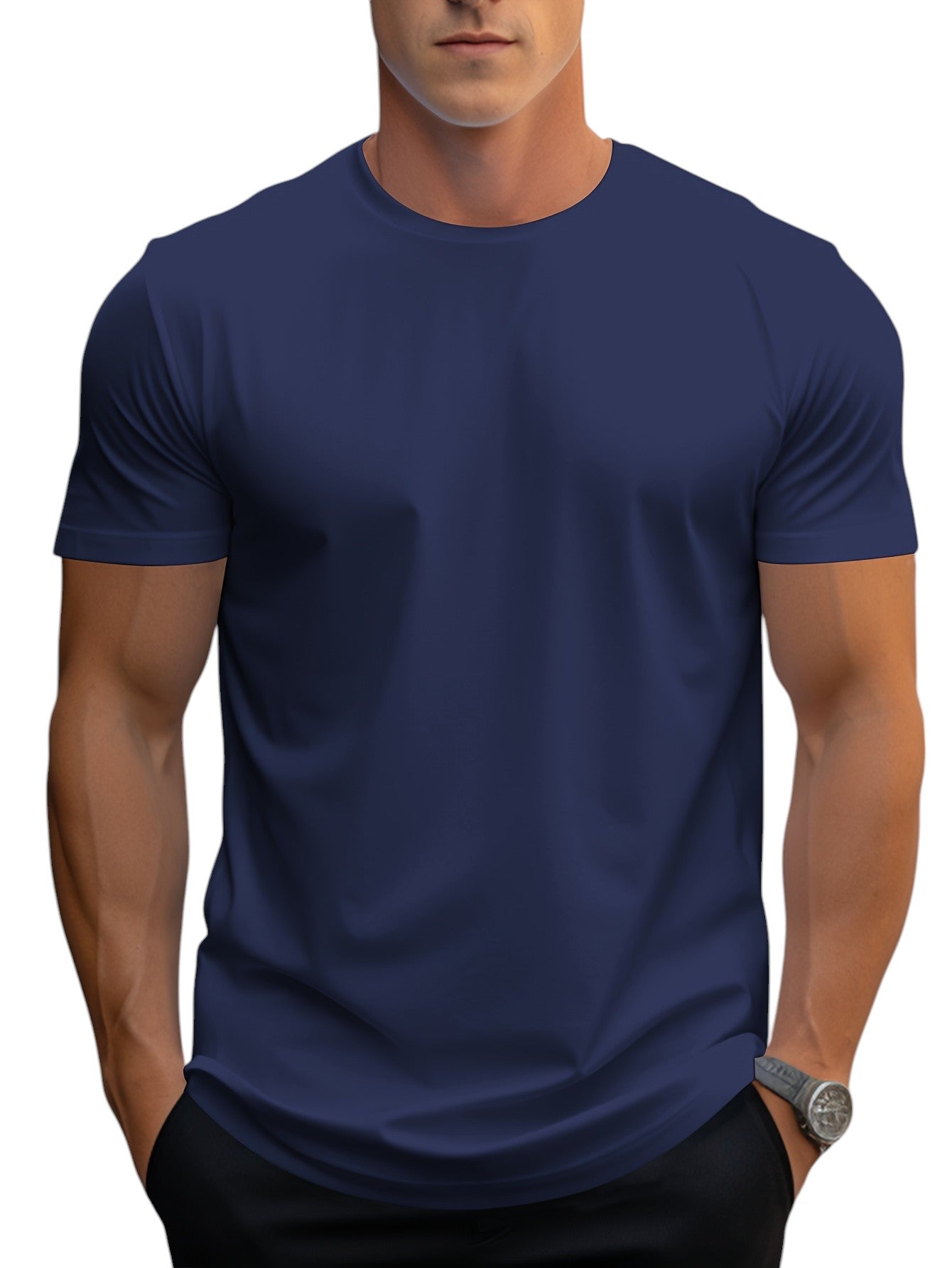 Regular Fit T-Shirt with Soft Neckline