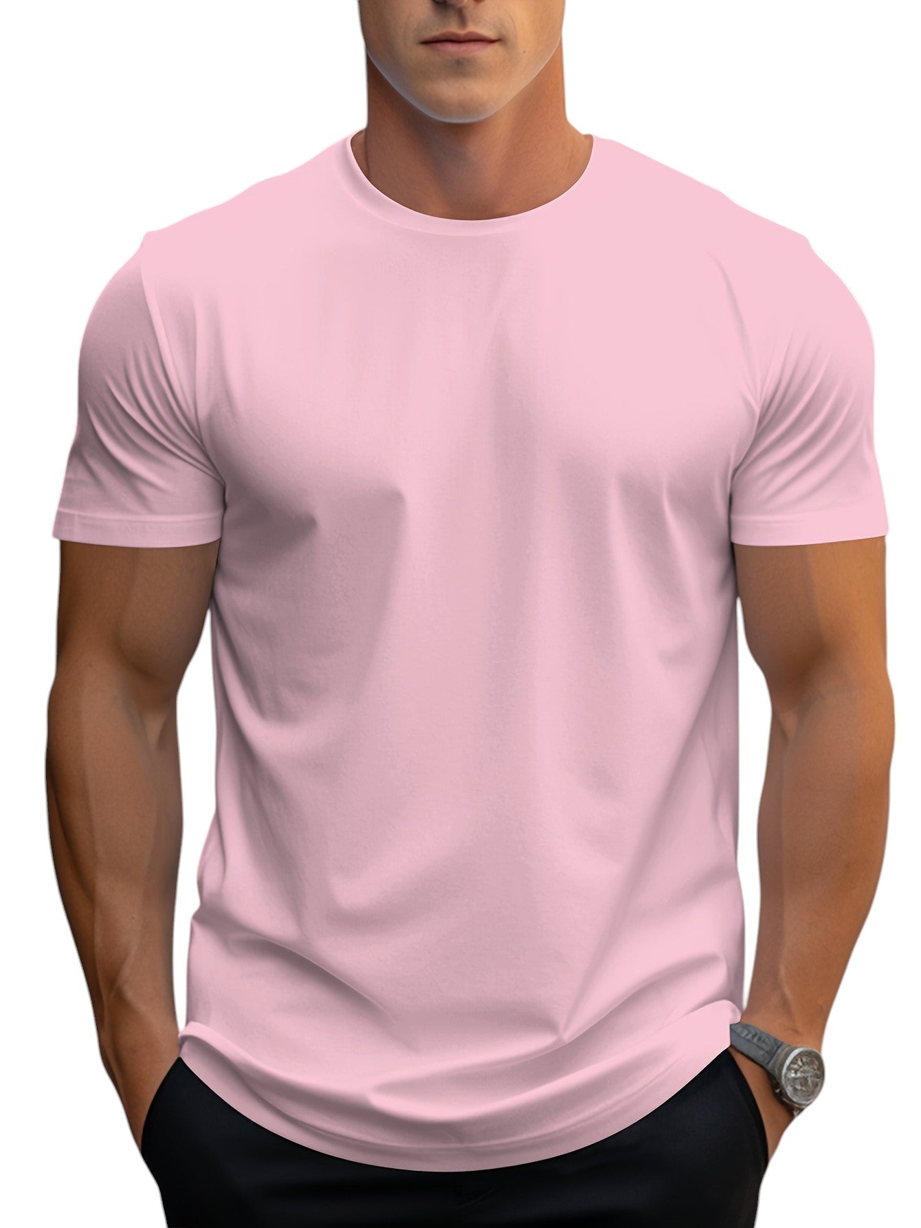Tričko - Regular Fit s Měkkým Výstřihem