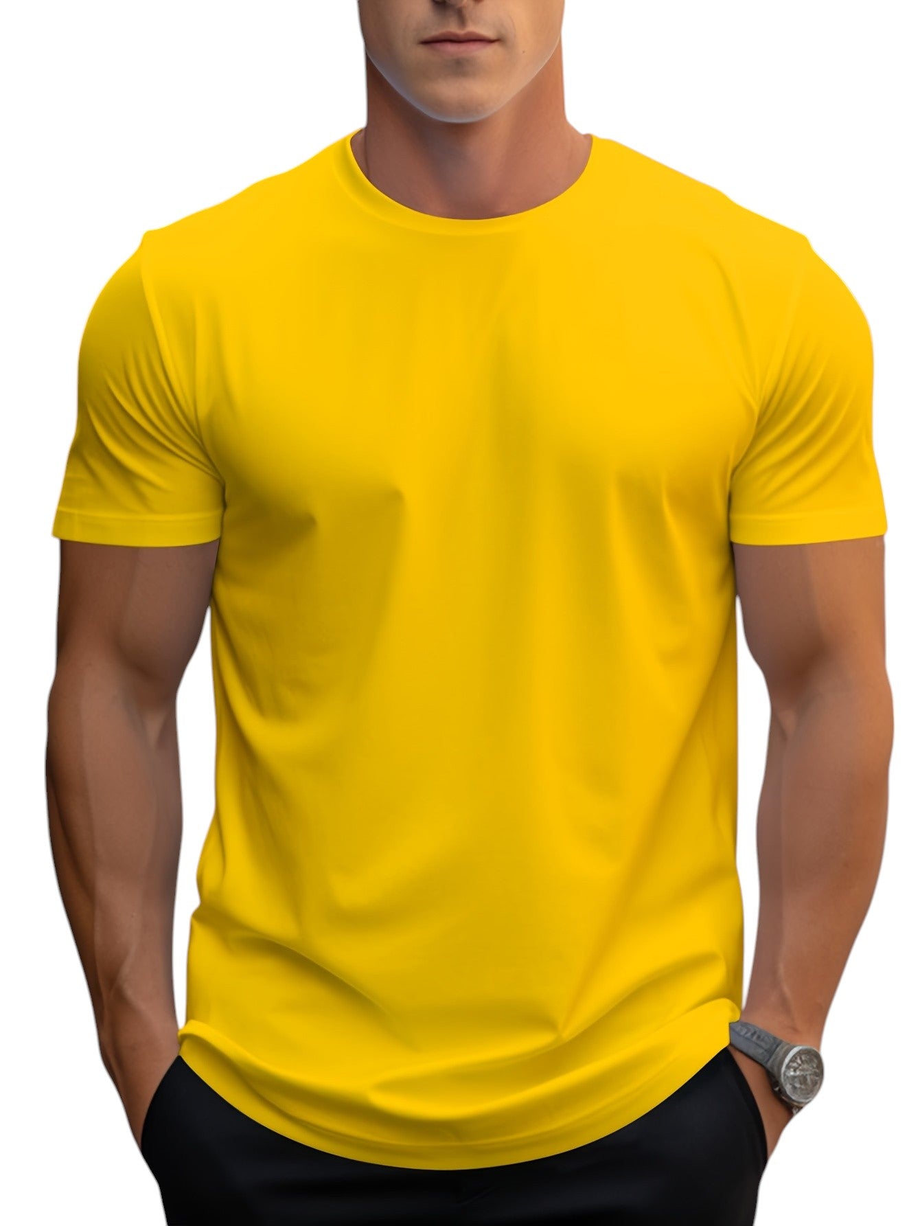Tričko - Regular Fit s Měkkým Výstřihem