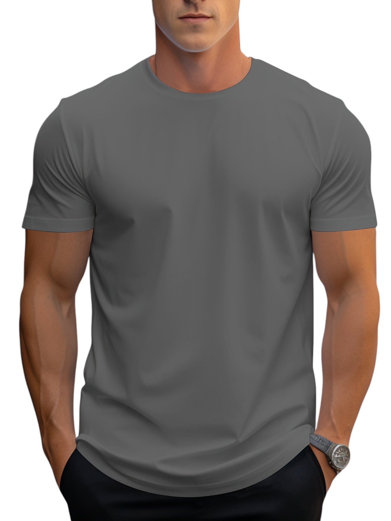 Regular Fit T-Shirt with Soft Neckline