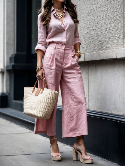 Isadora - Růžový Casual Chic Styl