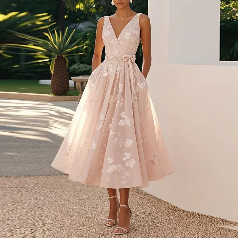 Catarina - Elegantní Midi Šaty pro Každou Příležitost
