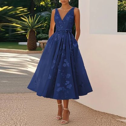 Catarina - Elegantní Midi Šaty pro Každou Příležitost