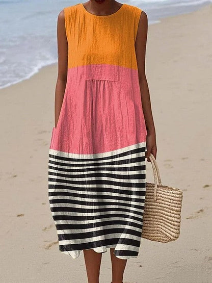 Vânia - Color Block Dress