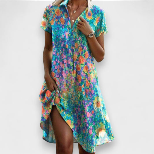 Eterna - Midi Dress with Timeless Elegance