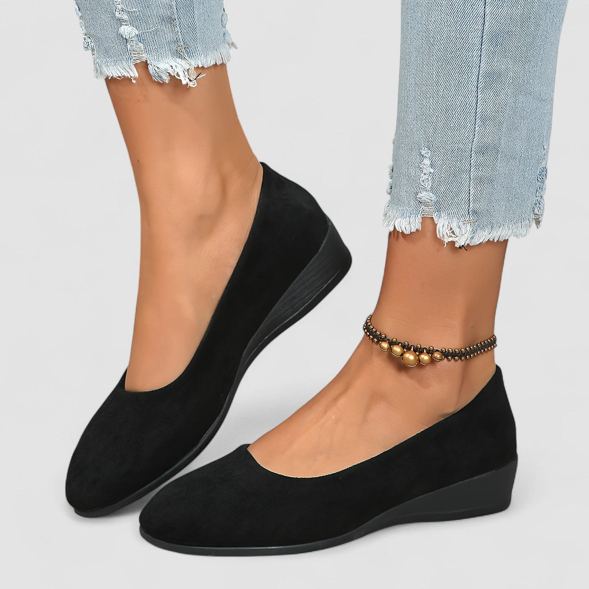 Éliane - Pohodlné baleríny s wedges