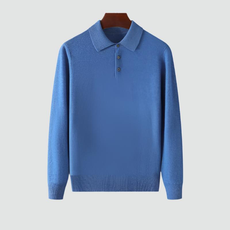 João - Klasický vlněný polo svetr