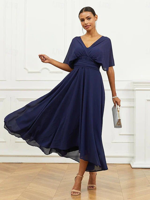 Helena - Elegantní Midi Šaty pro Speciální Příležitosti