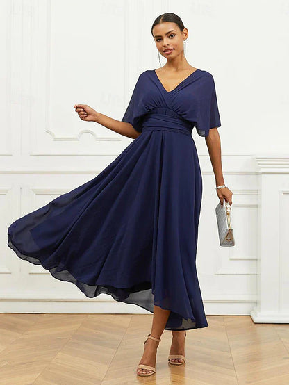 Helena - Elegantní Midi Šaty pro Speciální Příležitosti