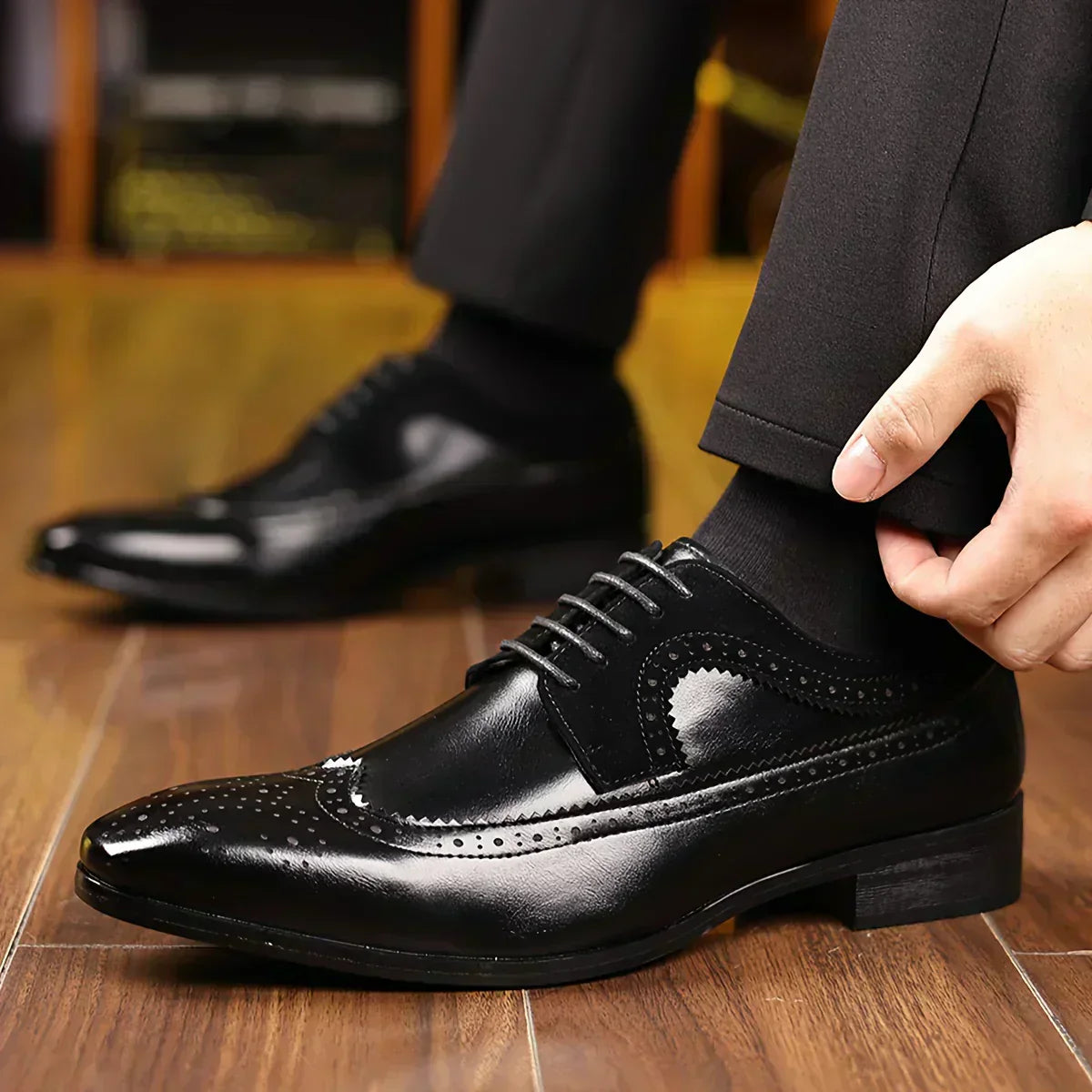 Tiago - Stylowe Buty Garniturowe