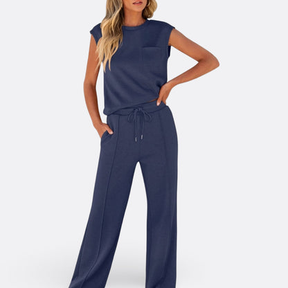 Iris - Zestaw Casual z Przyjemnego Materiału do Relaksu