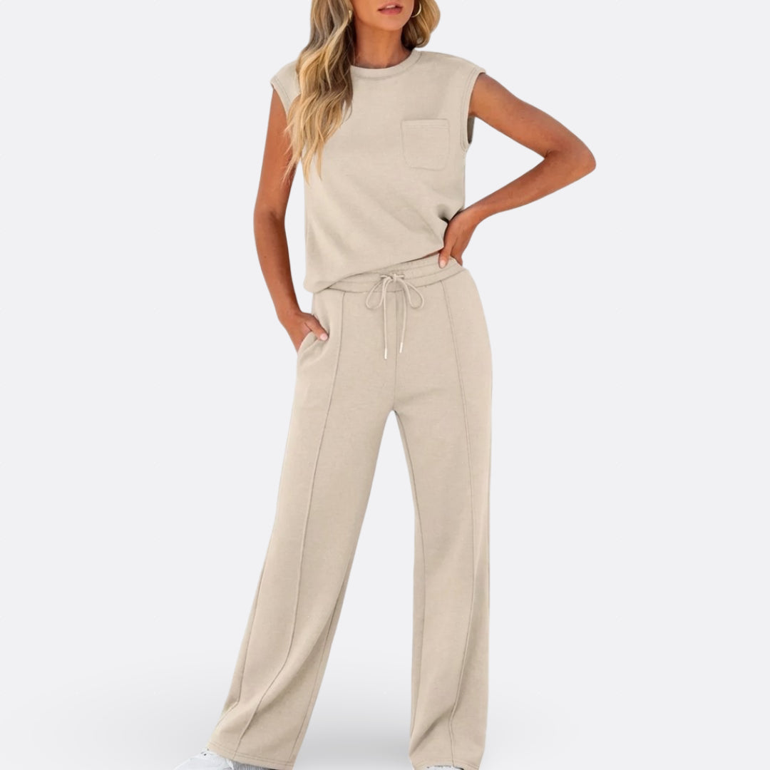 Iris - Zestaw Casual z Przyjemnego Materiału do Relaksu