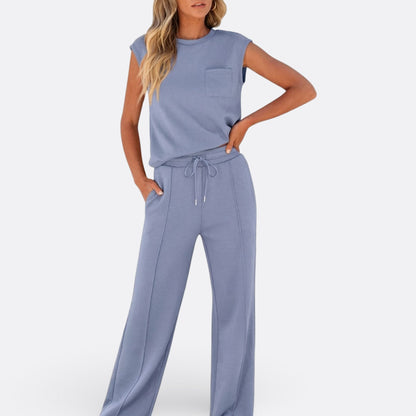 Iris - Zestaw Casual z Przyjemnego Materiału do Relaksu