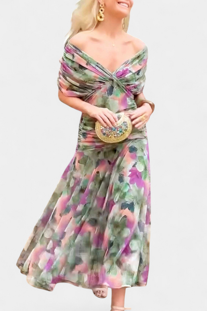 Luana - Elegantní šaty s V-výstřihem