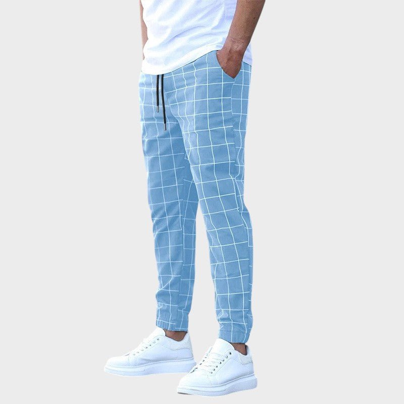 Mário - Spodnie Treningowe z Eleganckimi Paskami