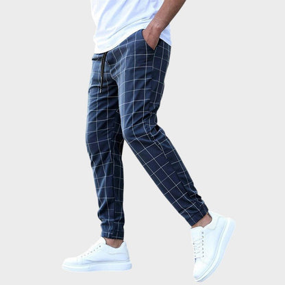 Mário - Trendy sportovní kalhoty s pruhy