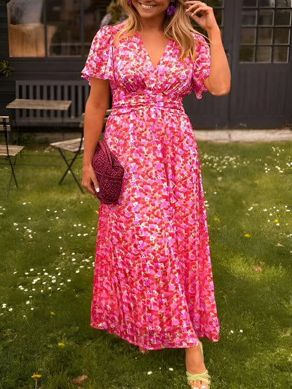 Sandra - Stylowa Maxi Sukienka