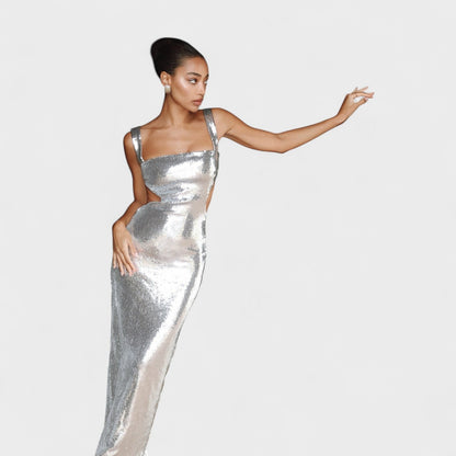 Sparkling Silver - Evening Dress