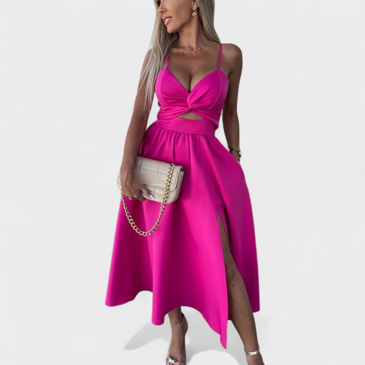 Cielo - Midi Dress with Slit