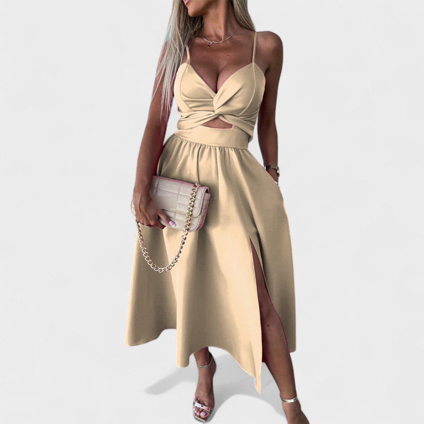 Cielo - Midi Dress with Slit