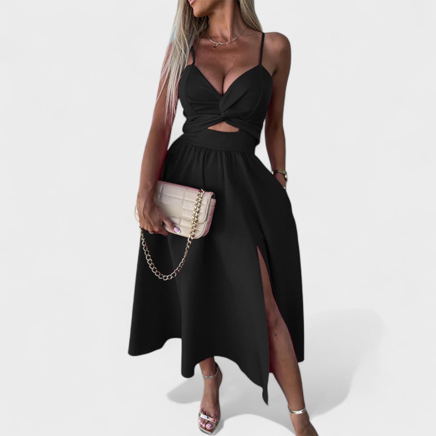 Cielo - Midi Dress with Slit