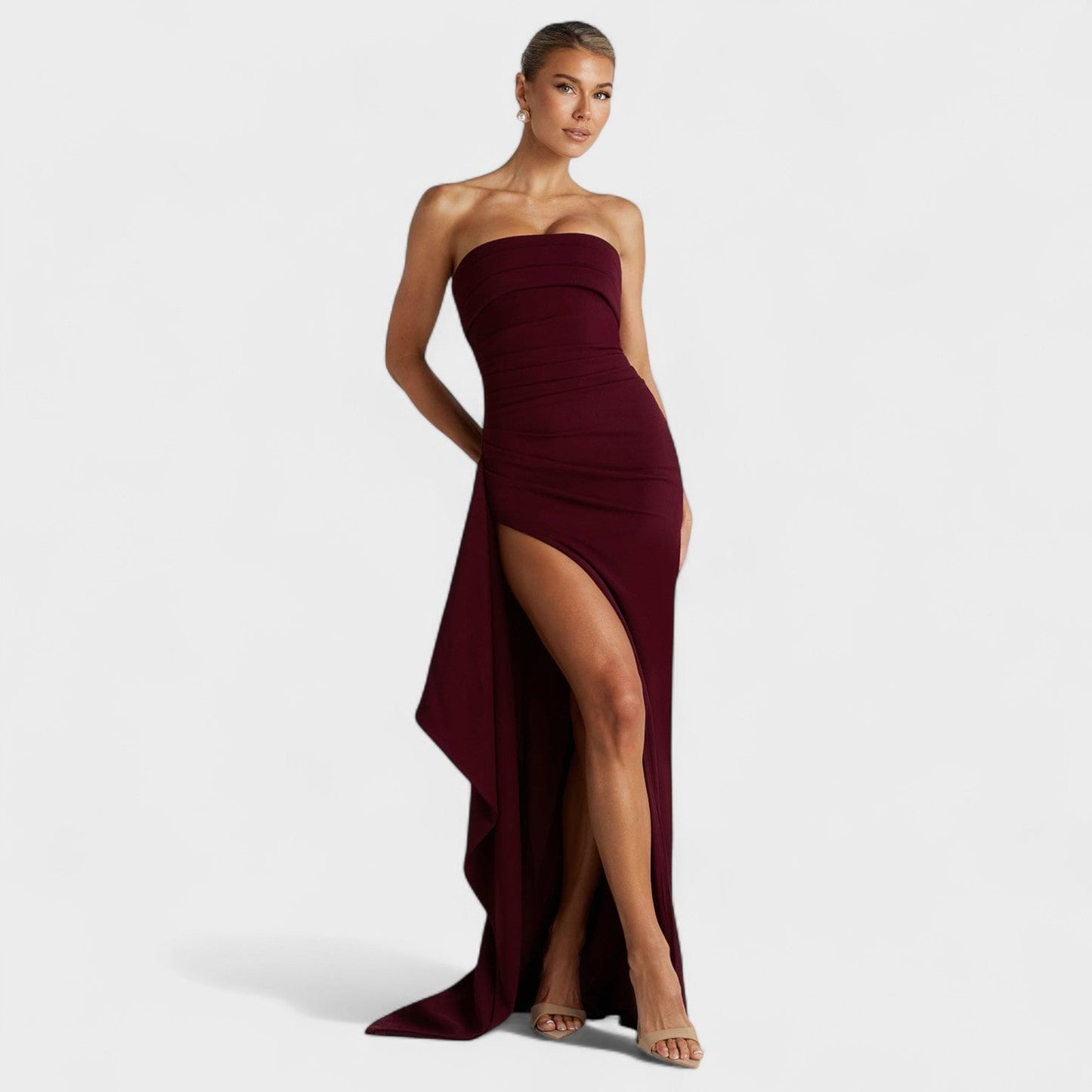 Zafira - Elegancka Maxi Sukienka